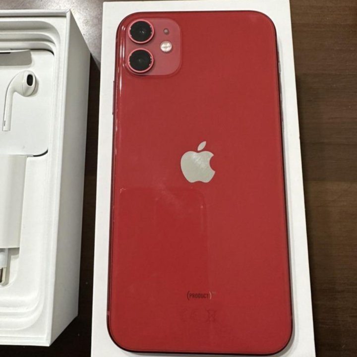 iPhone 11 64gb Red Витринный Магазин, Рассрочка