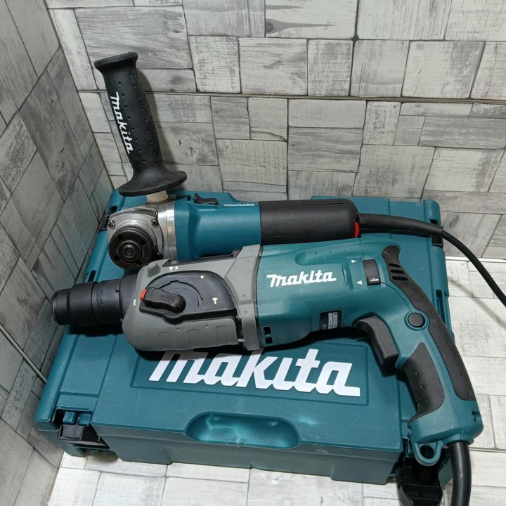 Перфоратор 2470 + ушм 125 mm makita