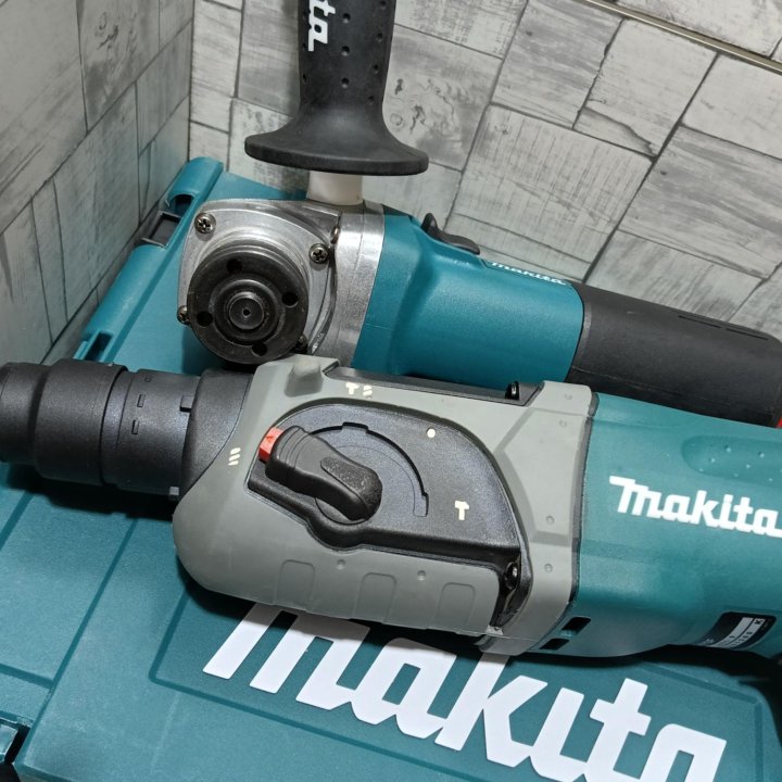 Перфоратор 2470 + ушм 125 mm makita