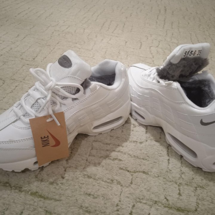 кроссовки зимние NIKE-airmax(р.36-41) маломерят