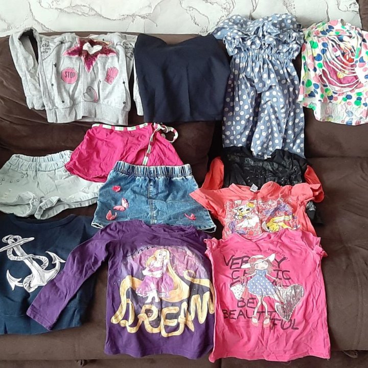 Одежда для девочки 6-8 лет