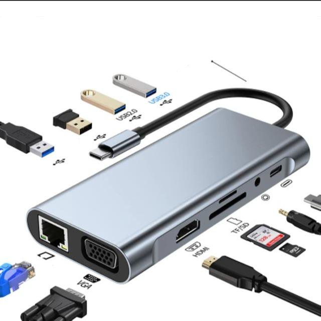 Док-станция 11/1 USB Type-C to HDMI 4K