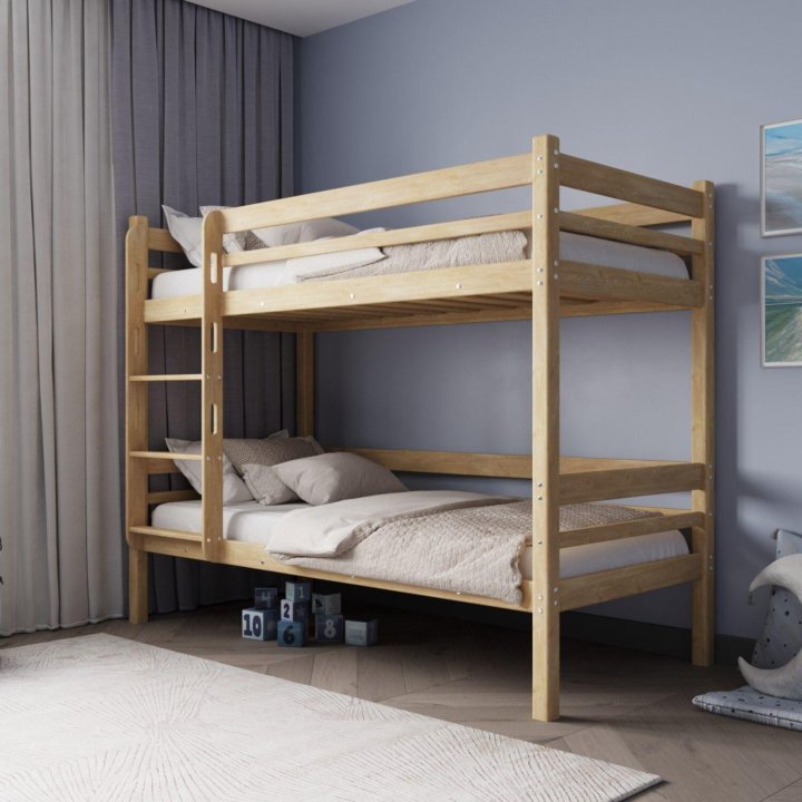 Двухъярусная детская кровать крепче IKEA