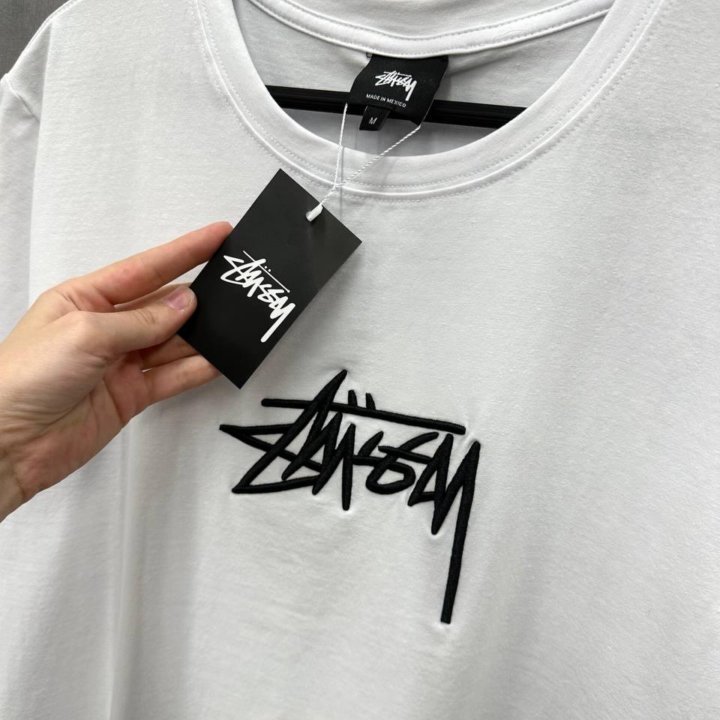 Классные хлопковые легкие футболки Stussy