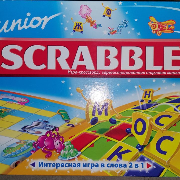 Scrabl junior (скрабл джуниор) mattel