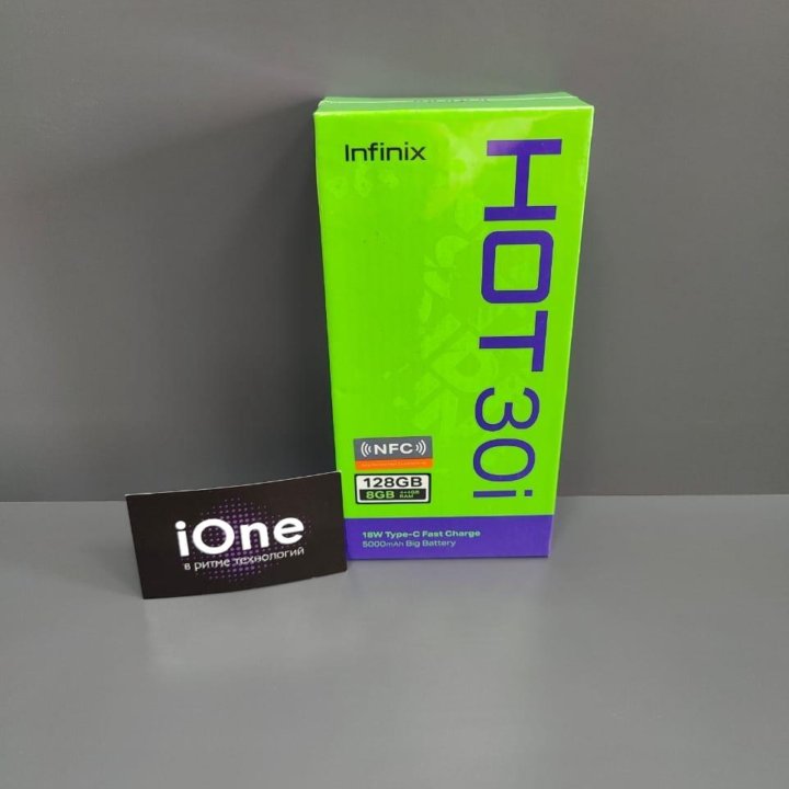 Infinix Hot 30i 128Gb White (Новый)