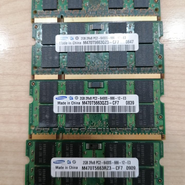 SO-dimm Samsung 2 GB DDR2 PC2-6400 800 MHz