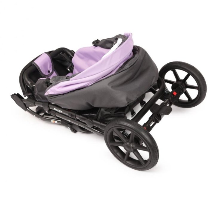 Коляска 2в1 babyton rocky purple