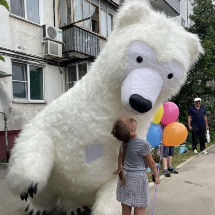 Ростовая кукла Мишка Умка 3 метра поздравление