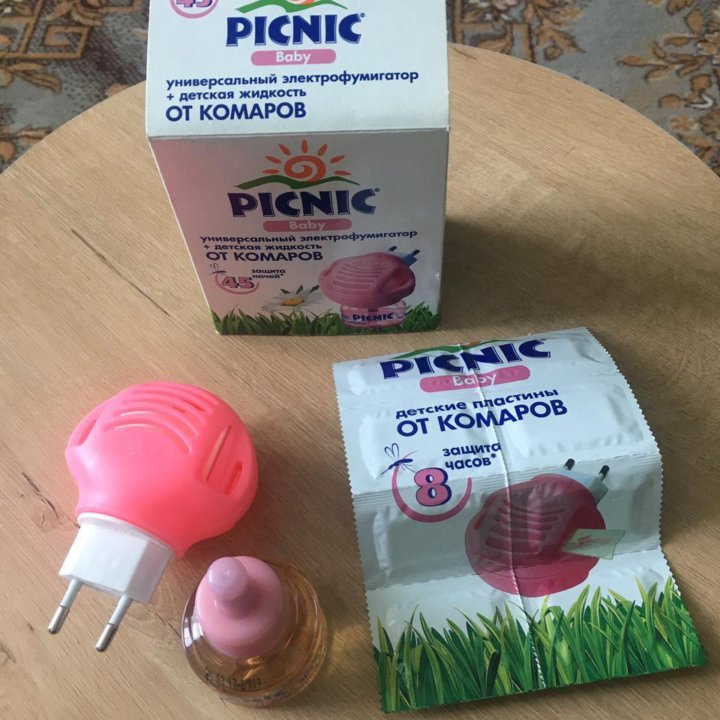 Picnic Baby Электрофумигатор + жидкость + пластины