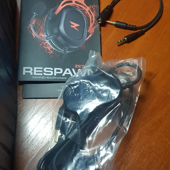 Проводная гарнитура ZET GAMING Respawn черный 7.1