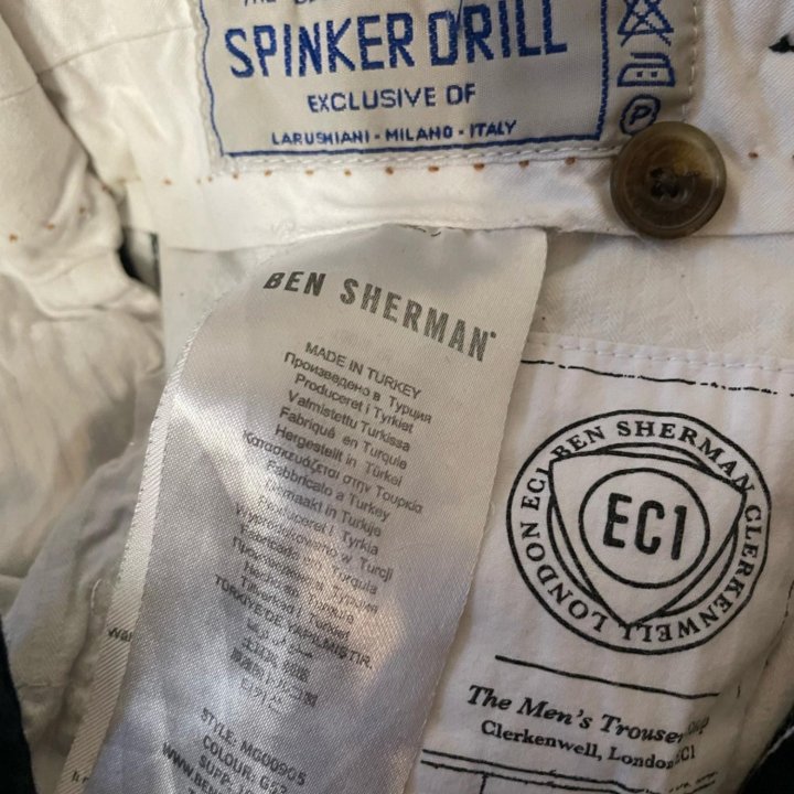 брюки Ben Sherman EC1 Spinker Drill 32