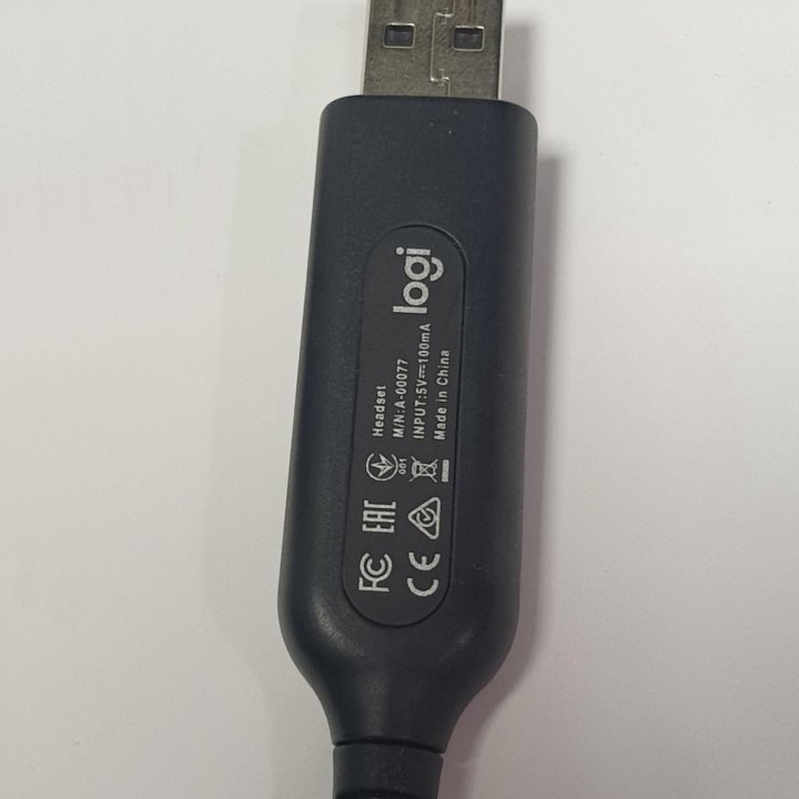 Наушники USB Logitech 960 2.4m (с микрофоном) б/у