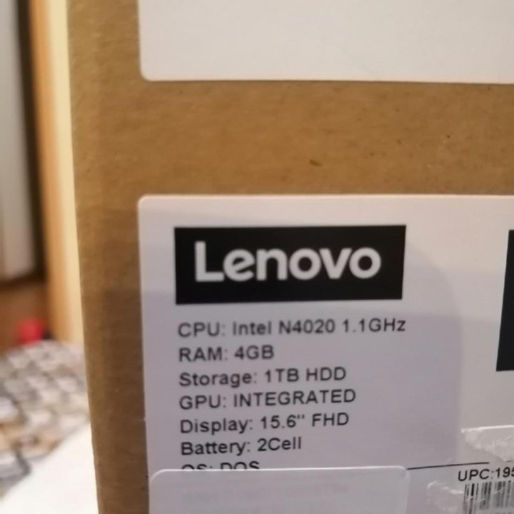 Новый ноутбук Lenovo 1Tb/FullHD/15,6