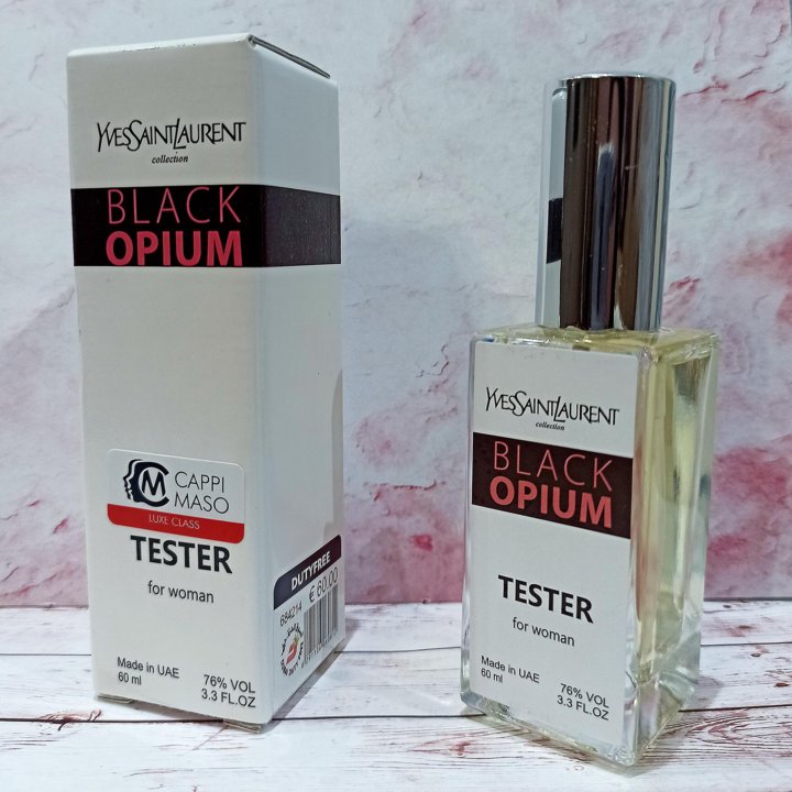 Ив Сен Лоран Блэк Опиум, Тестер Дубай 60 ml