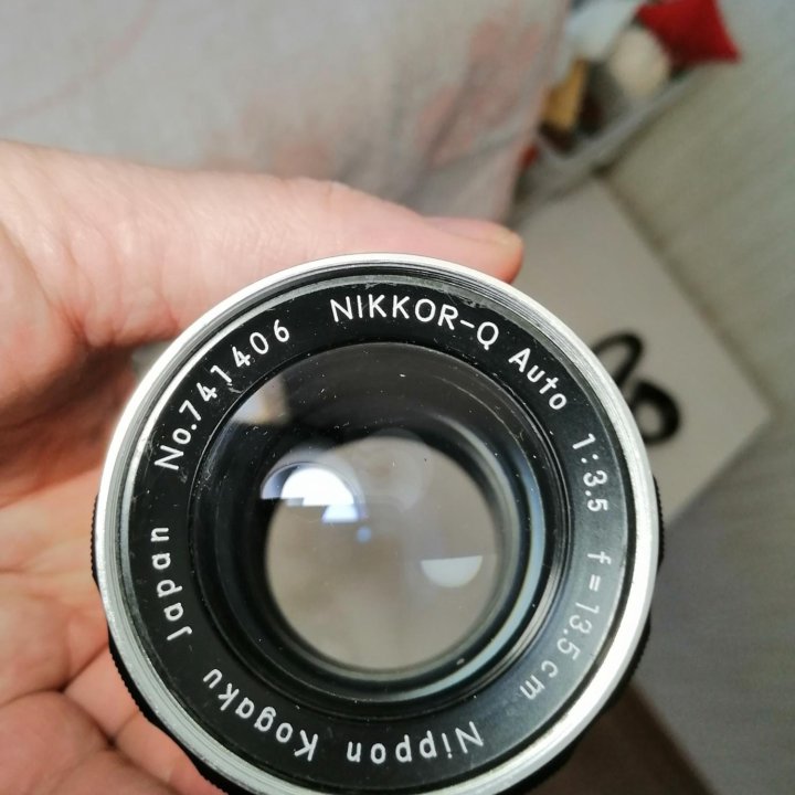 Винтажный Объектив никон Nikkor 135mm 3.5