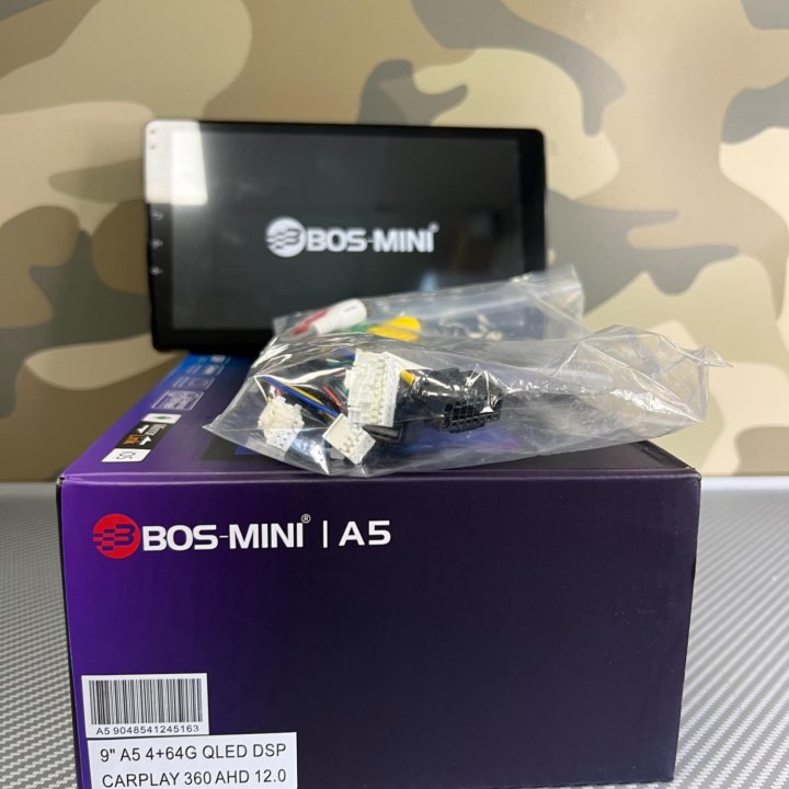Магнитола Bos-mini A5 DSP Android 9