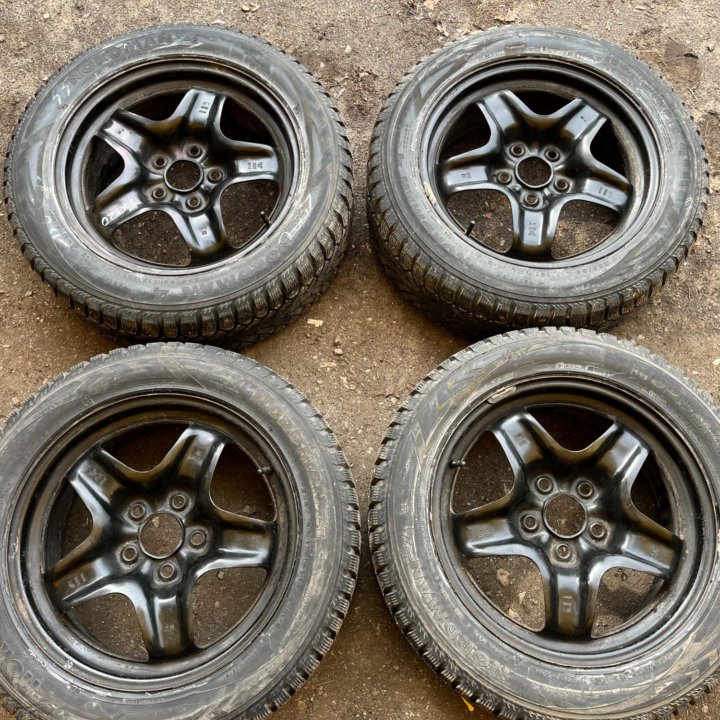 Зима Nordman 4 225/55 R17 + Диски GM 5x120 D67.1