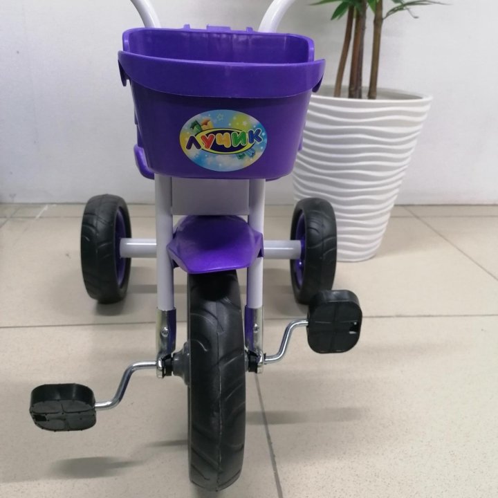 НОВЫЙ детский велосипед Лучик Trike (фиолетовый)