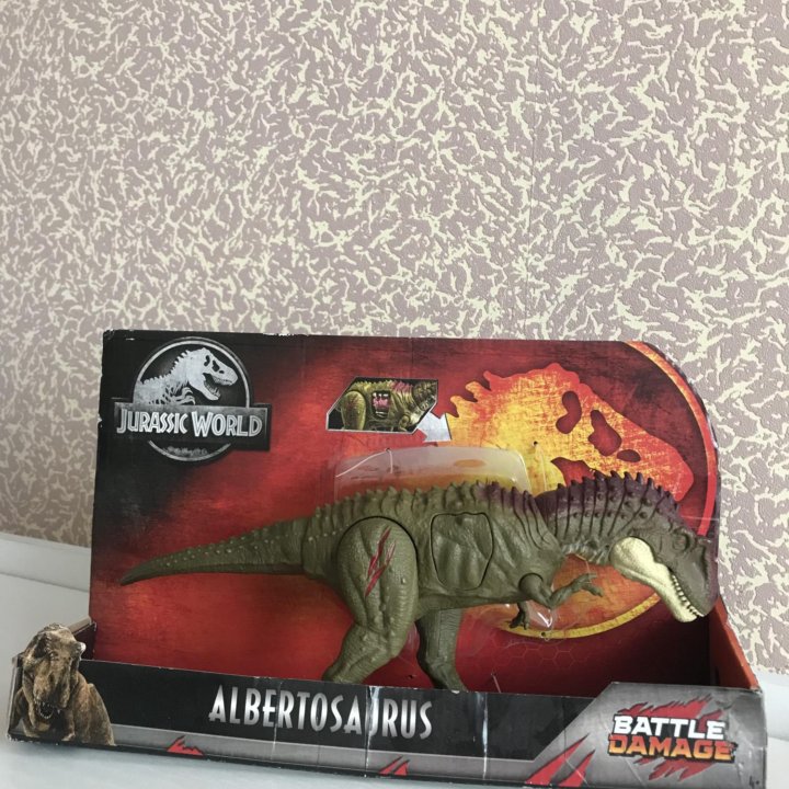 Jurassic world альбертозавр