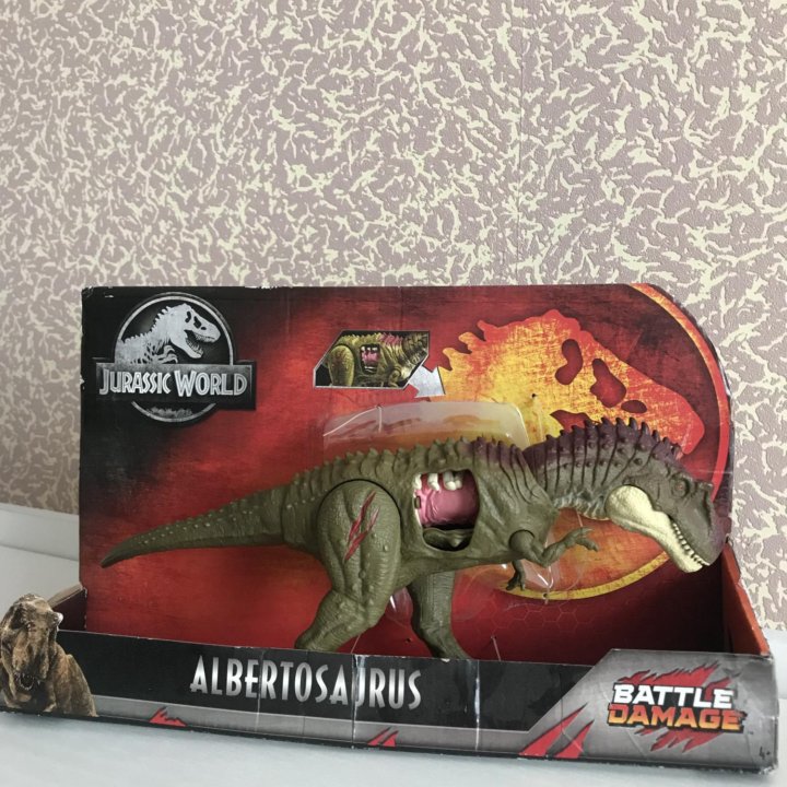 Jurassic world альбертозавр