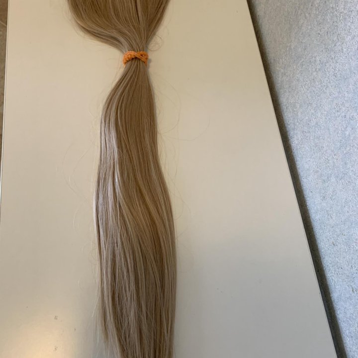Накладка из волос, хвост, длина 55 см