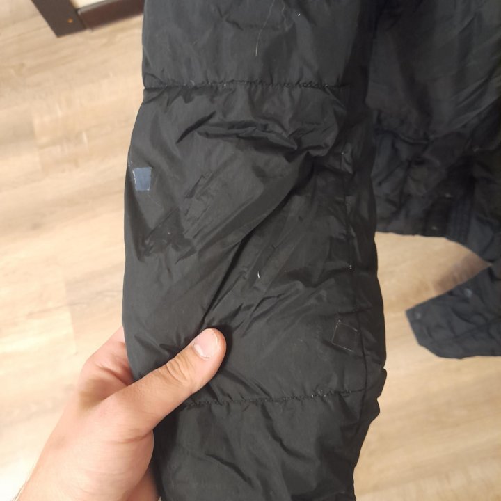 Мужской пуховик stone island crinkle reps