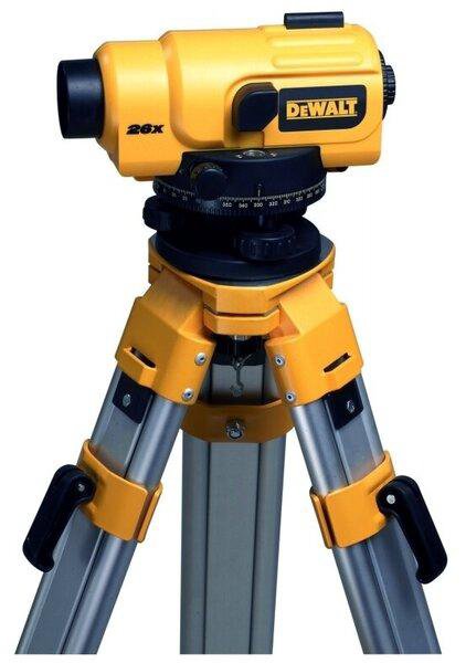 Оптический нивелир DeWALT DW096PK со штативом