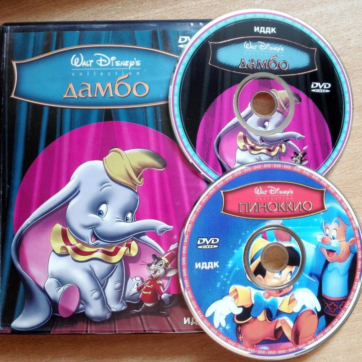 DVD Уолт Дисней Пиноккио Дамбо