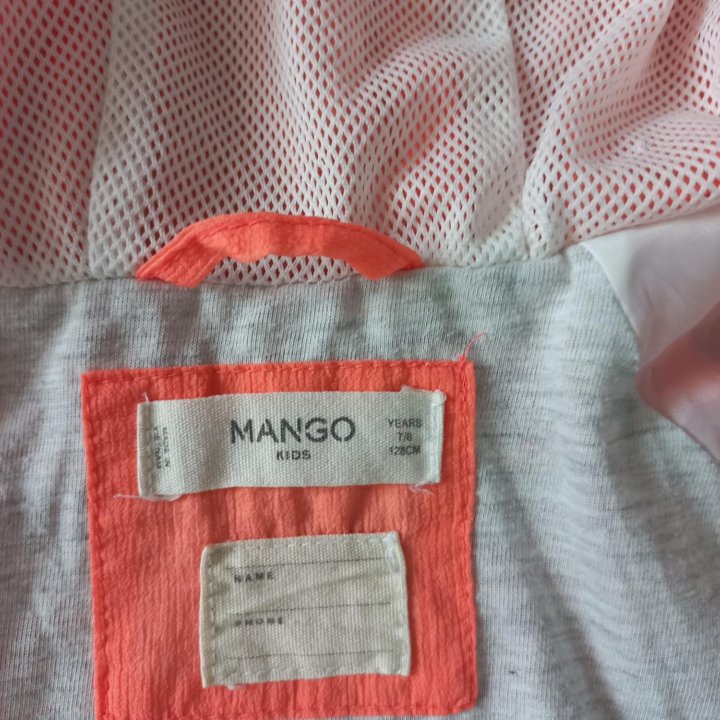 Ветровка на девочку mango