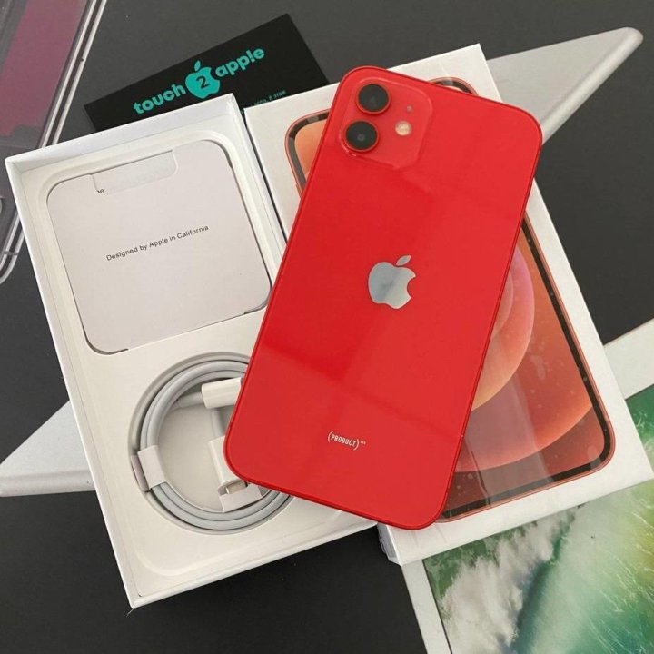 Apple iPhone 12 128Gb Red Как новый