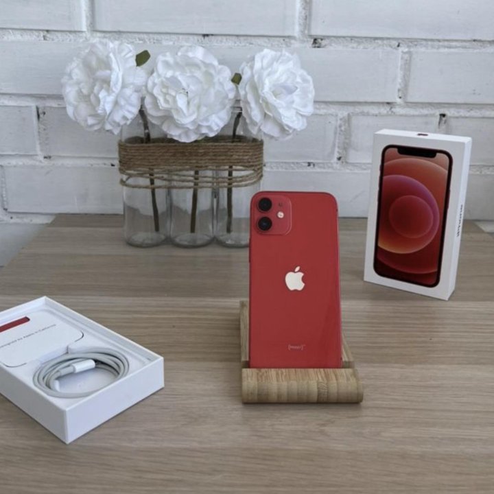 iPhone 12 Mini 64gb Red Витринный, Рассрлчка