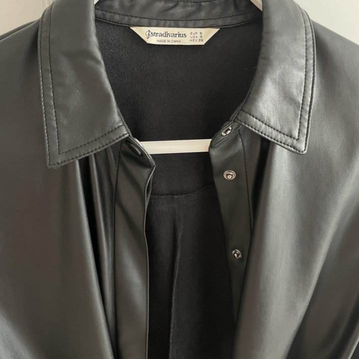 Платье кожаное