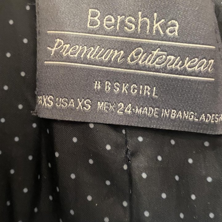 пальто bershka