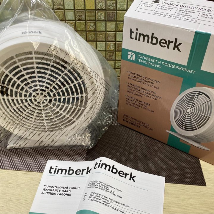 Настольный тепловентилятор Timberk 2000Вт Новый