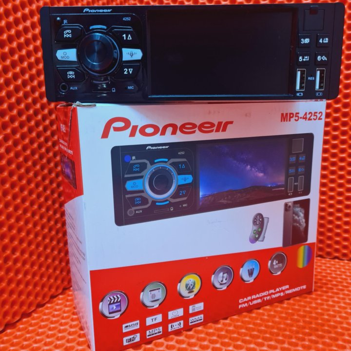 Автомагнитола Pioneer MP5-4252 1DIN 50Вт (топ)