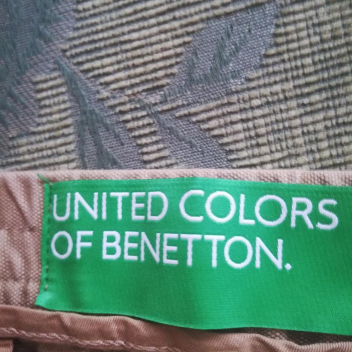 Брюки benetton (хлопок,лен)