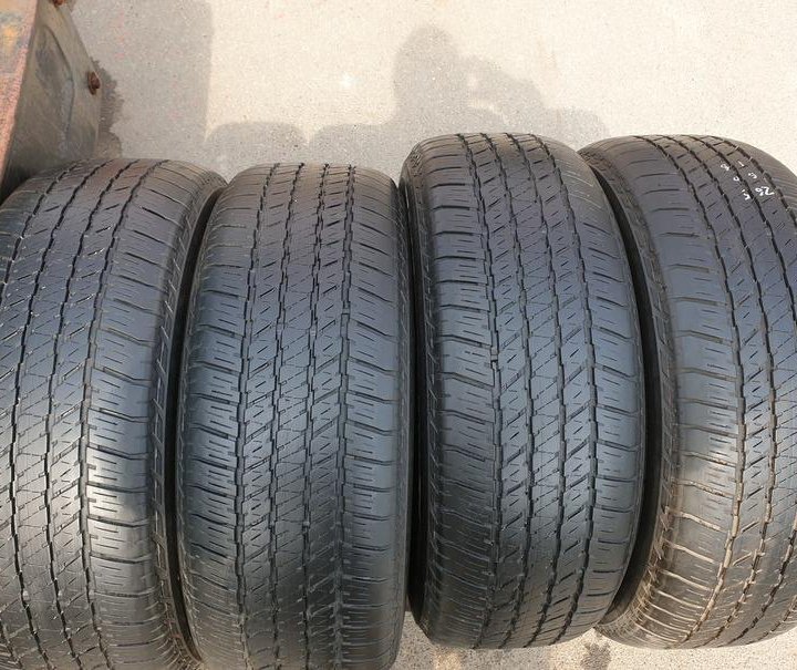 Шины лето б\у Bridgestone 265-60R18 4-2-1шт подбор