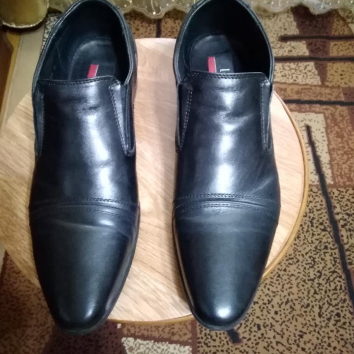 Туфли мужские кожаные, размер 38-39.б/у