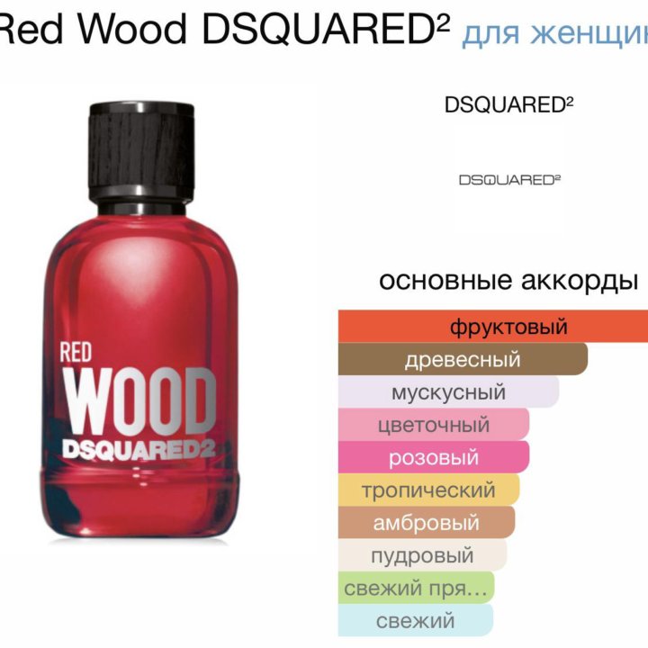 Женские духи Dsquared2 Red Wood 100 мл