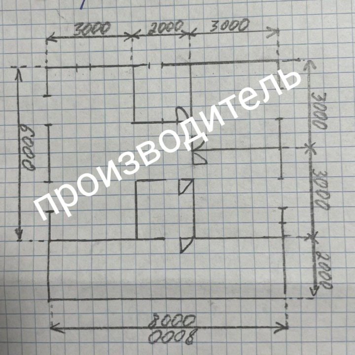 Каркасный дом 6х8+