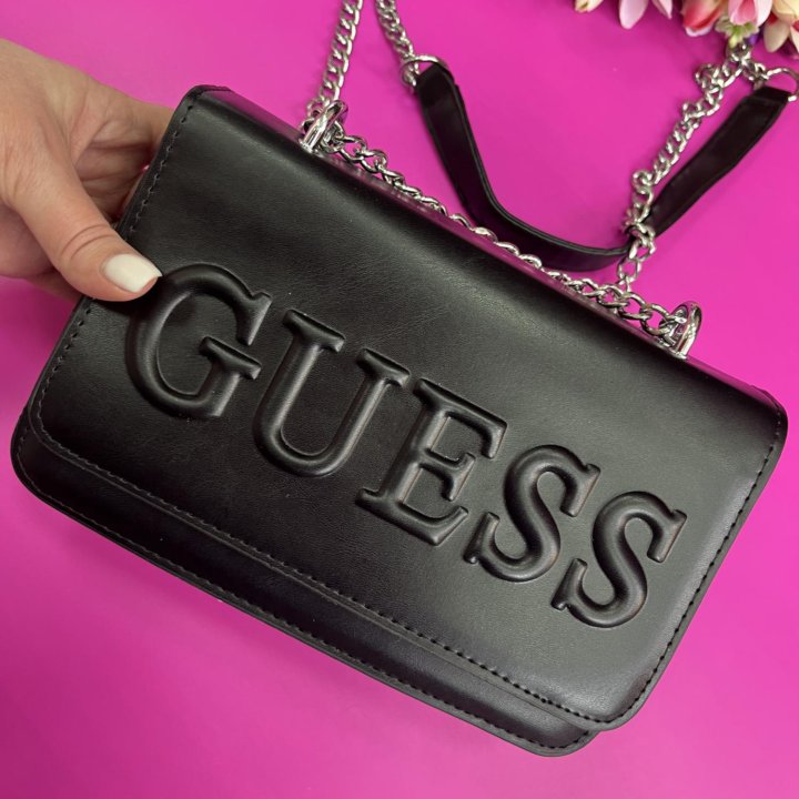 Сумка guess чёрная