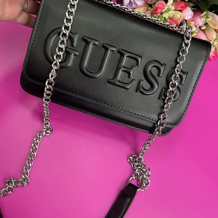 Сумка guess чёрная