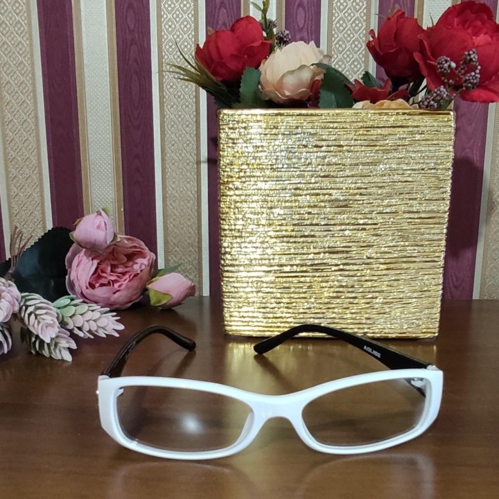 Оправа очки белые