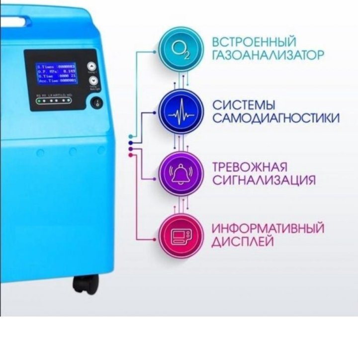 Кислородный концентратор JAY-5A со встроенным газо