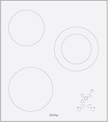 Варочная панель Korting Korting HK 42031 BW