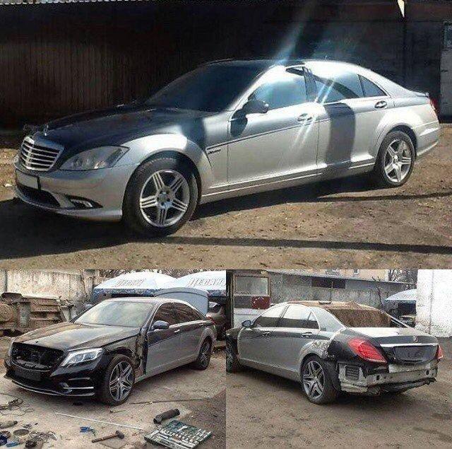 Набор для переделки Mercedes-Benz W221 в W222