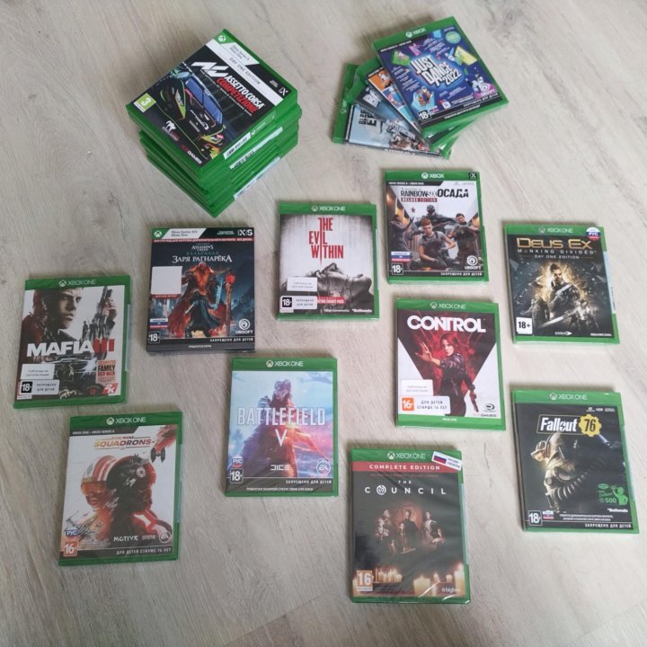 Новые Лицензионные диски на Xbox One / Series