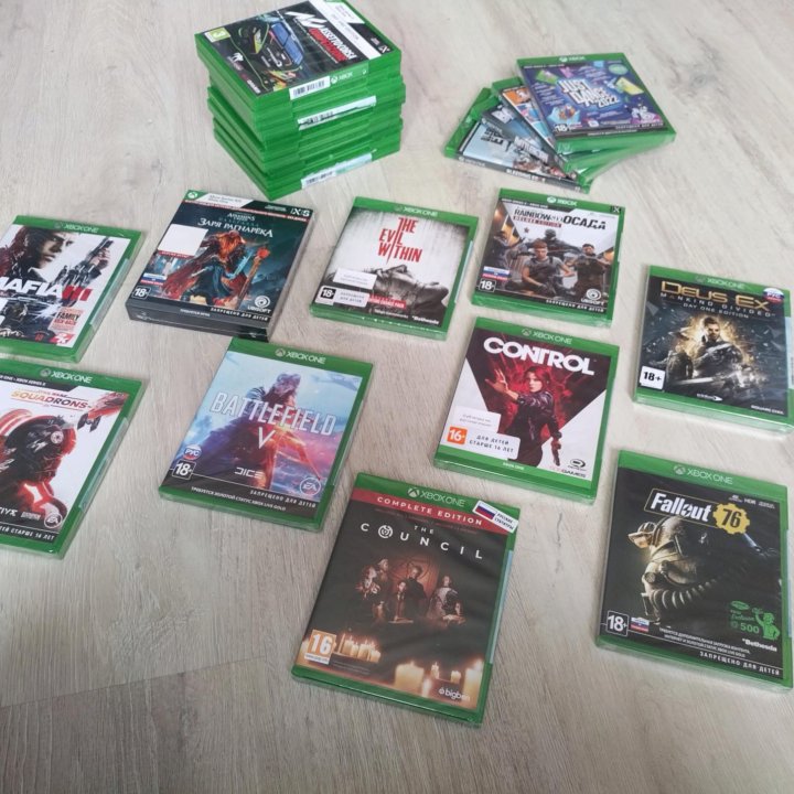 Новые Лицензионные диски на Xbox One / Series