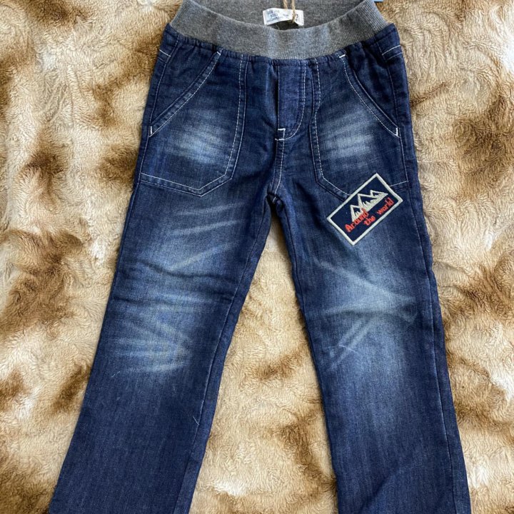 Новые утеплённые джинсы